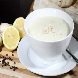 شوربة الدجاج بالكريمة